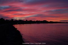 Sonnenuntergang in Kopenhagen