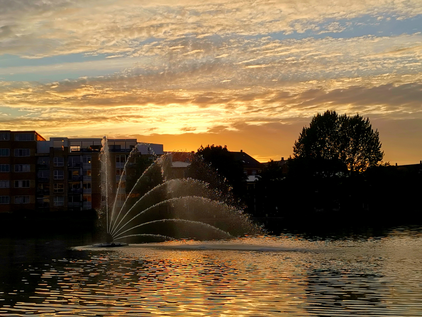 Sonnenuntergang in Kopenhagen 