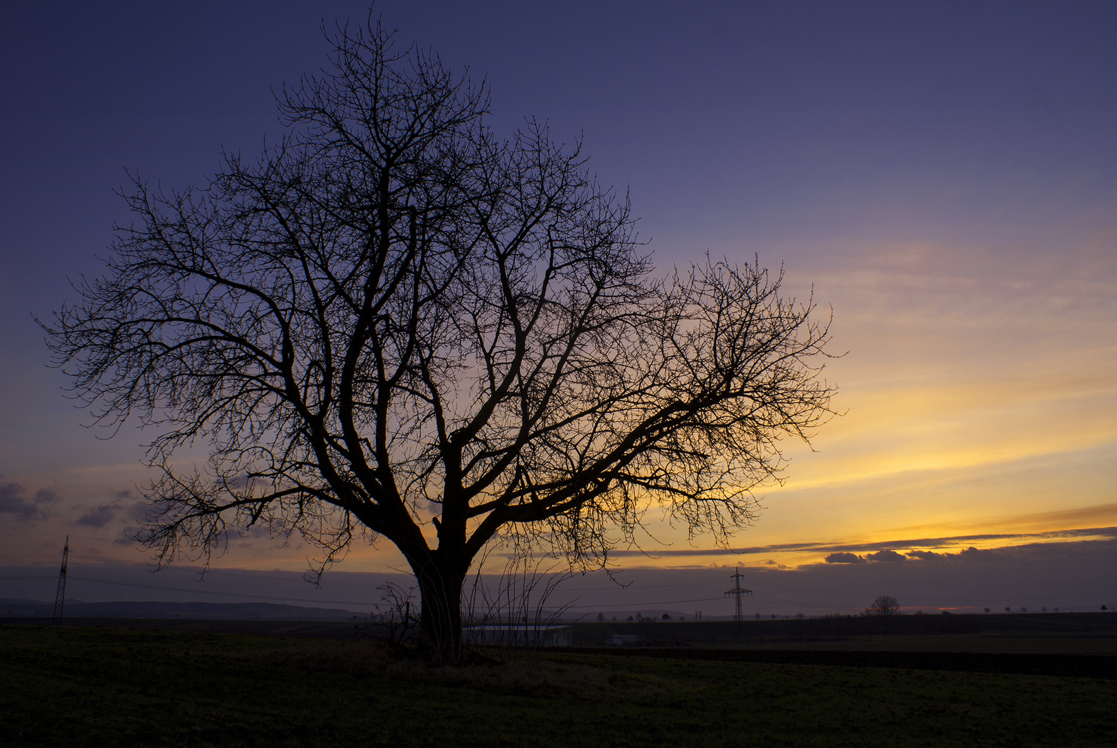 Sonnenuntergang in Kottingneusiedl bei Laa an der Thaya 2