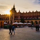 Sonnenuntergang in Krakau