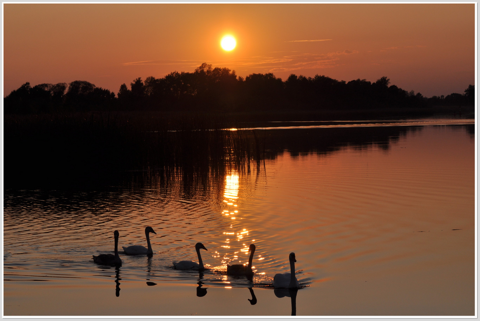 Sonnenuntergang in Kremmen