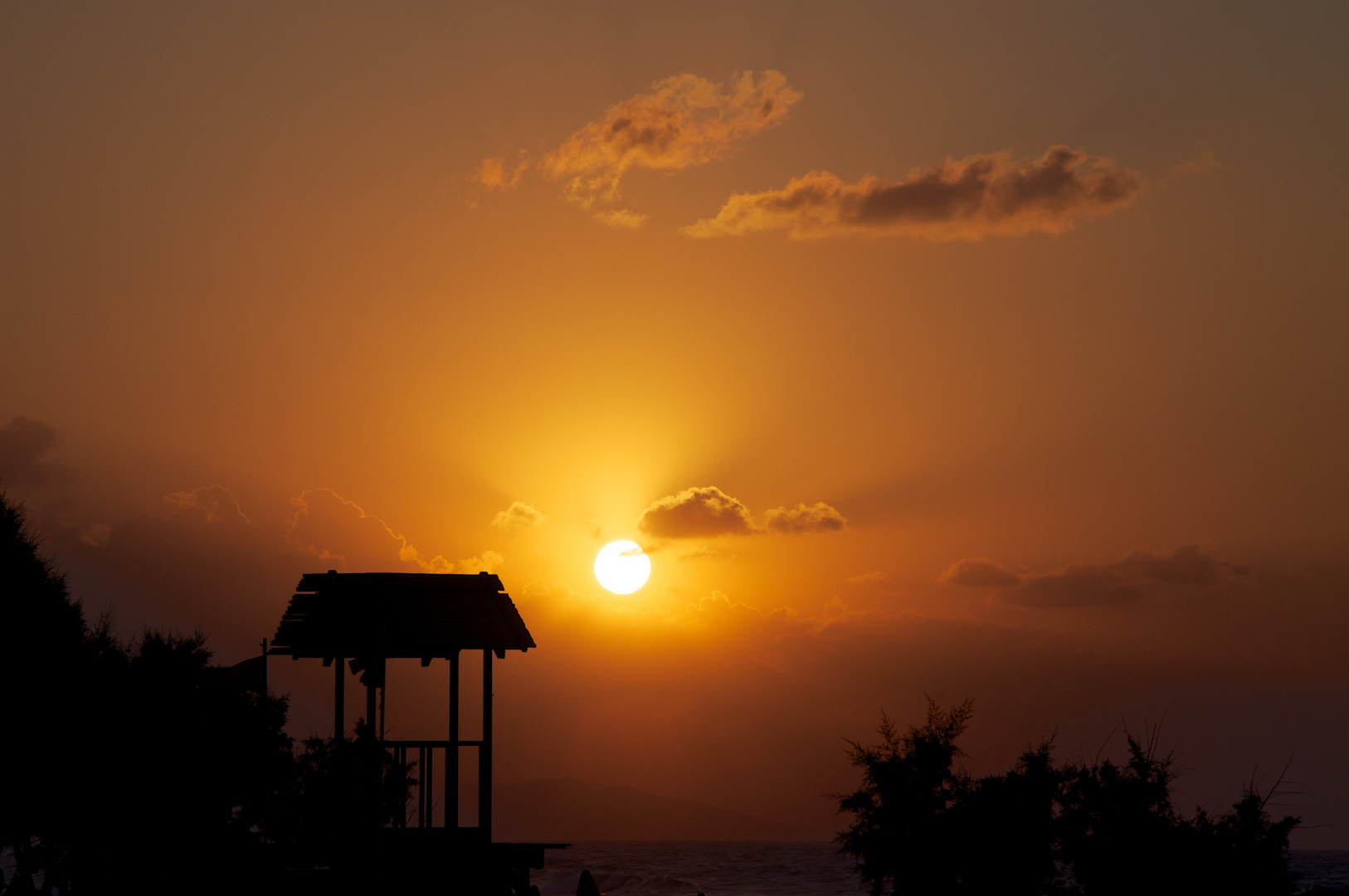 Sonnenuntergang in Kreta