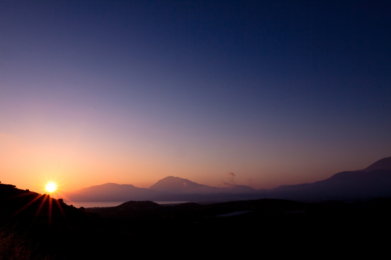 Sonnenuntergang in Kreta