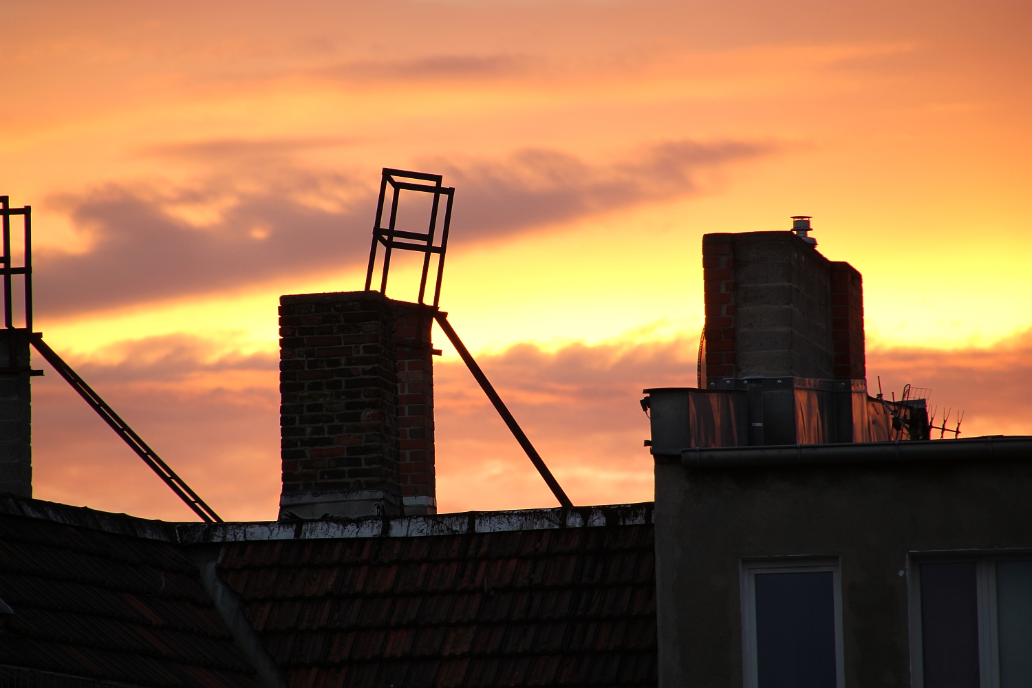 Sonnenuntergang in Kreuzberg