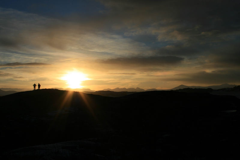 Sonnenuntergang in Kristiansund