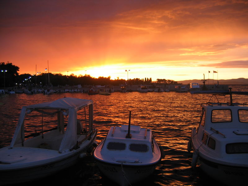 Sonnenuntergang in Kroatien