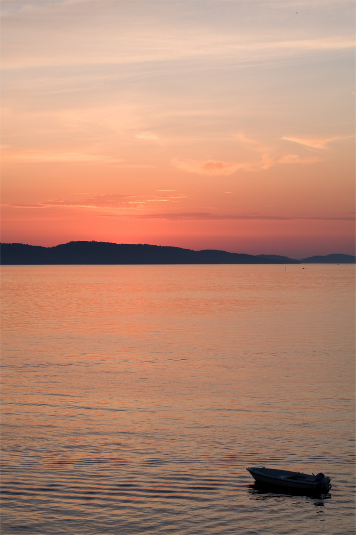 Sonnenuntergang in Kroatien