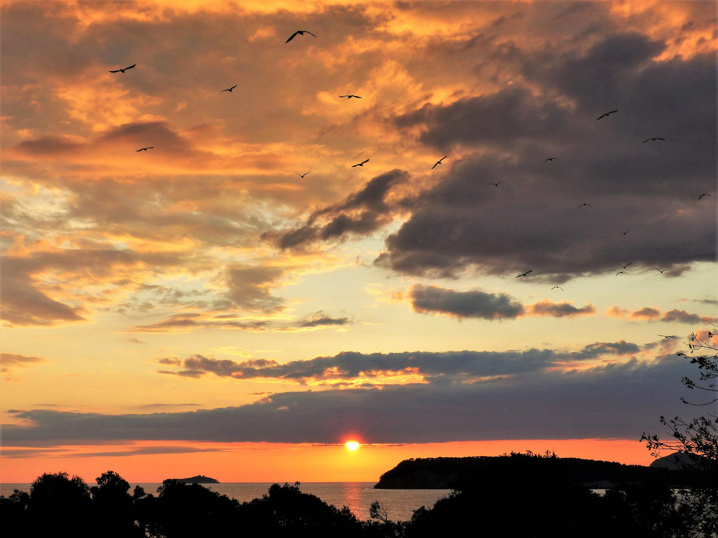 Sonnenuntergang in Kroatien