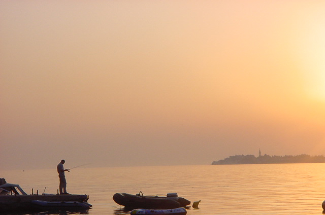 Sonnenuntergang in Kroatien