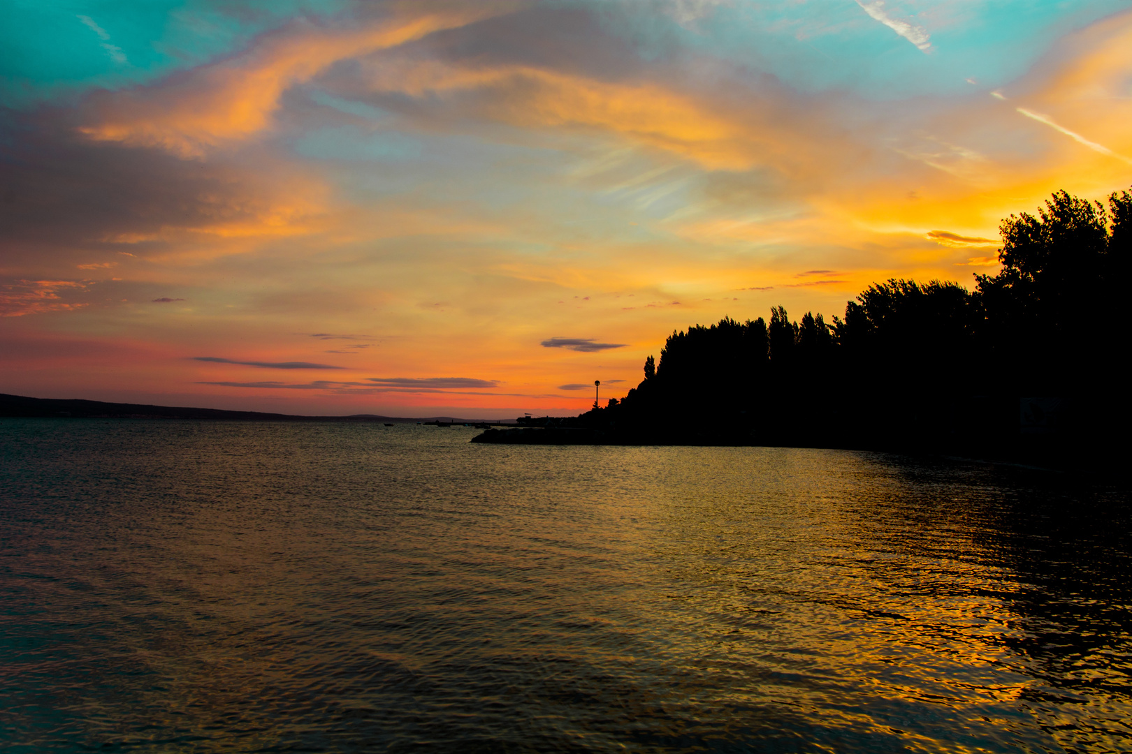 Sonnenuntergang in Kroatien