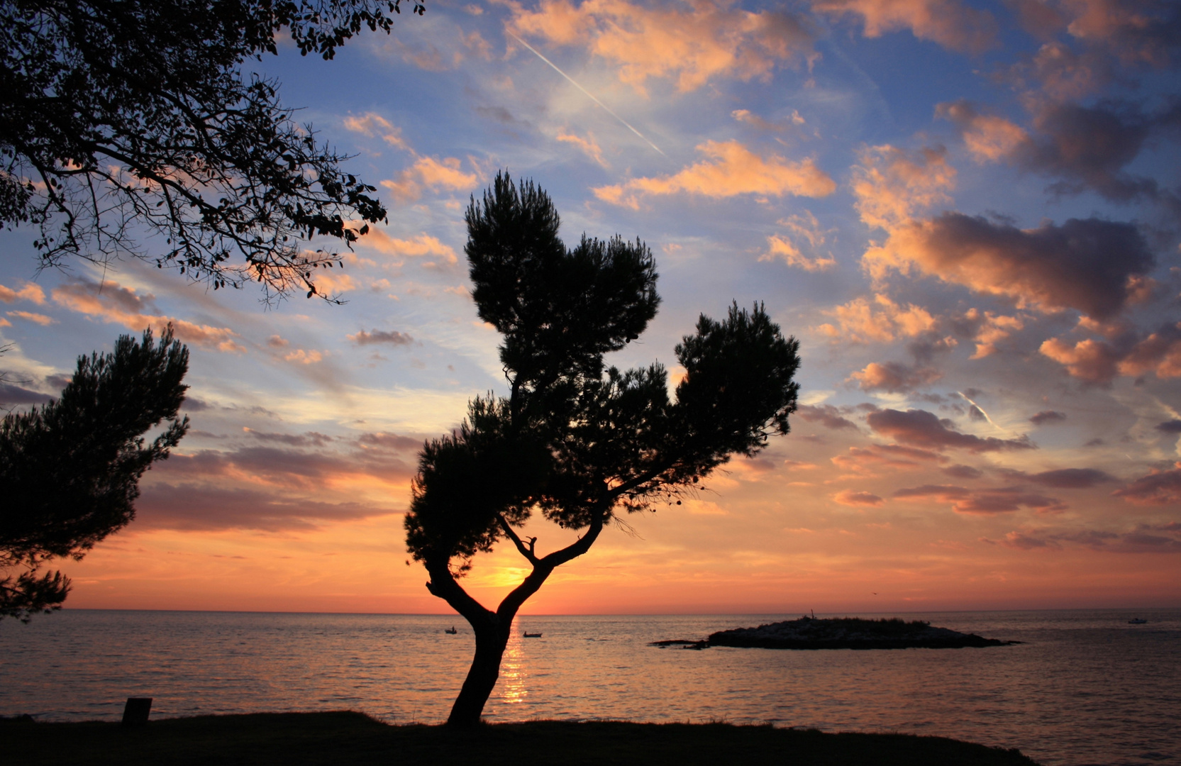 Sonnenuntergang in Kroatien