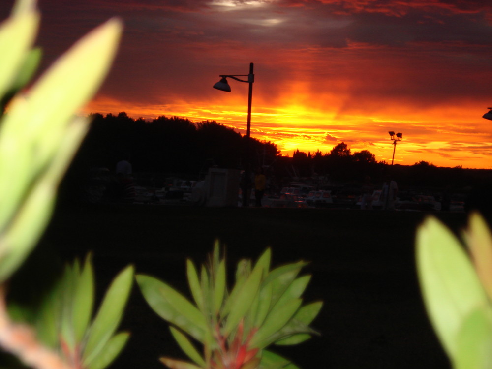 sonnenuntergang in kroatien