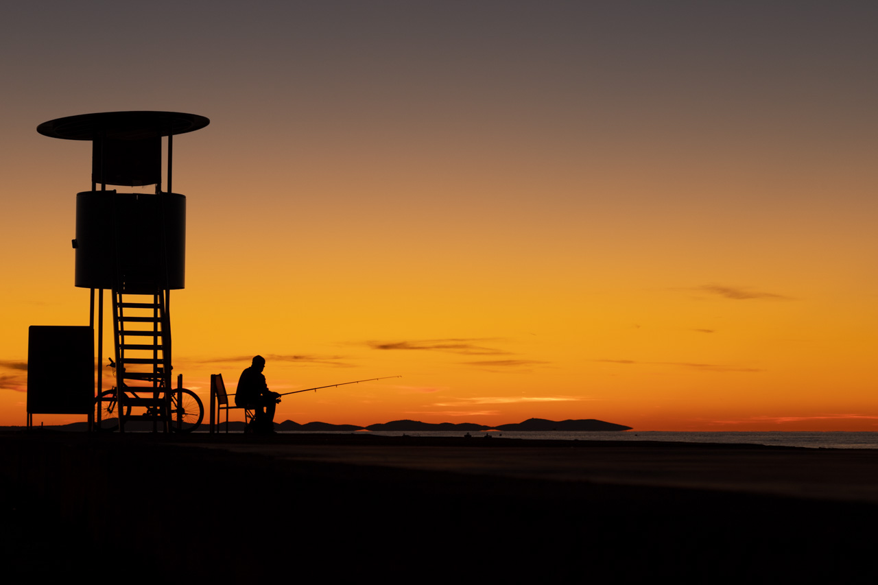 Sonnenuntergang in Kroatien