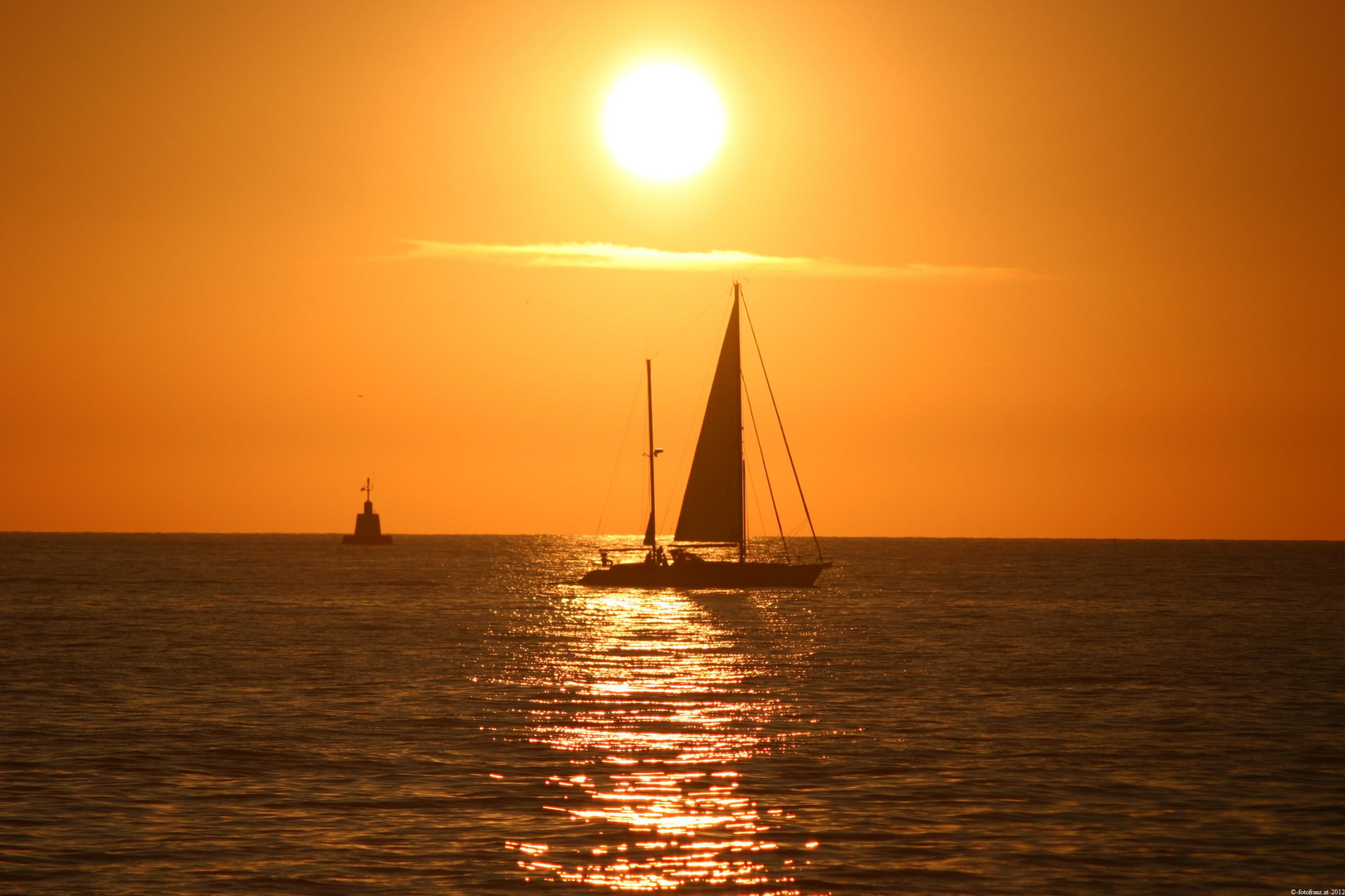 Sonnenuntergang in Kroatien