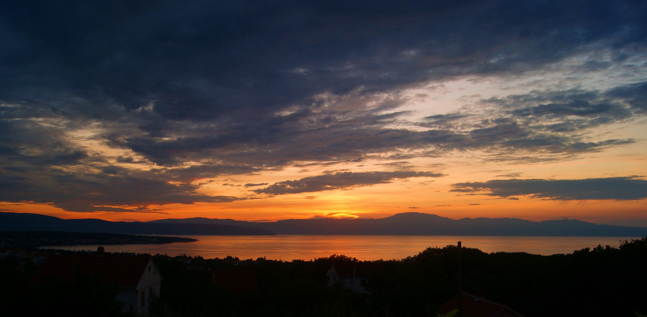 Sonnenuntergang in Kroatien