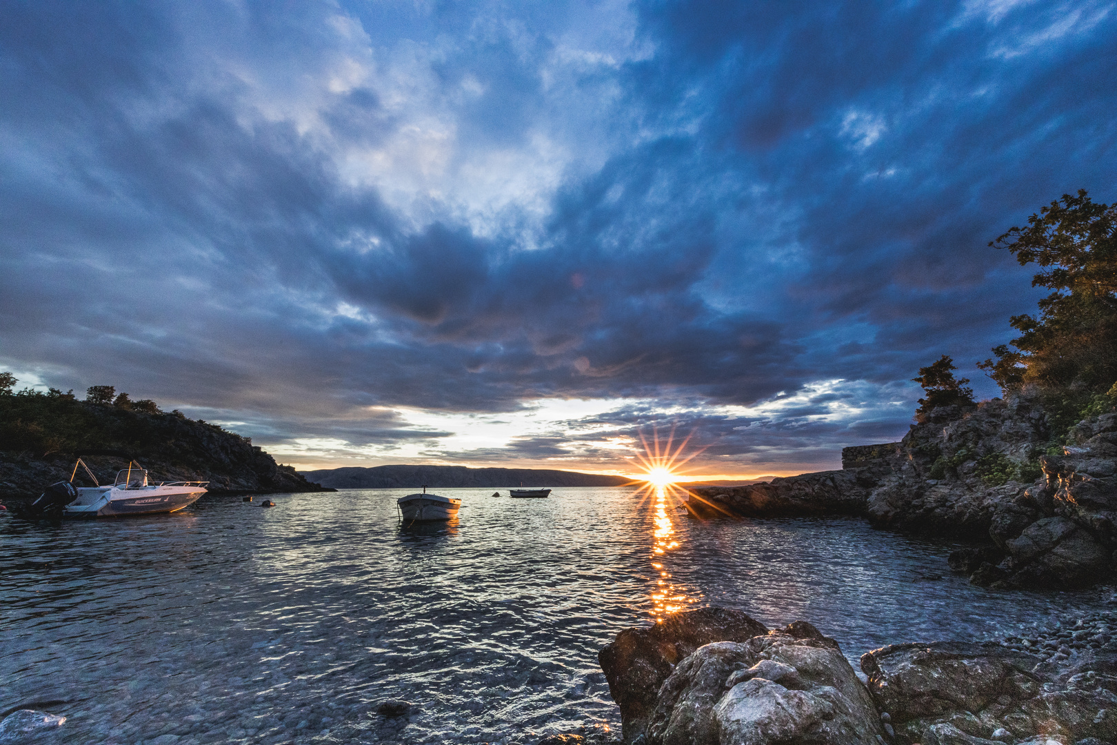 Sonnenuntergang in Kroatien