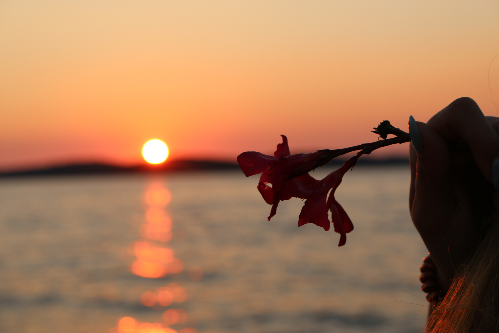 Sonnenuntergang in Kroatien