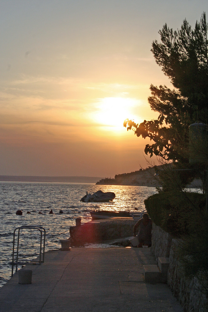 Sonnenuntergang in Kroatien