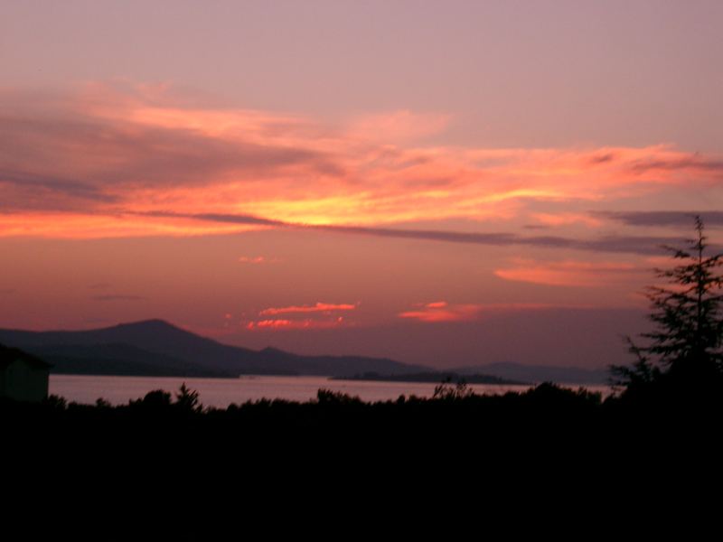 Sonnenuntergang in Kroatien