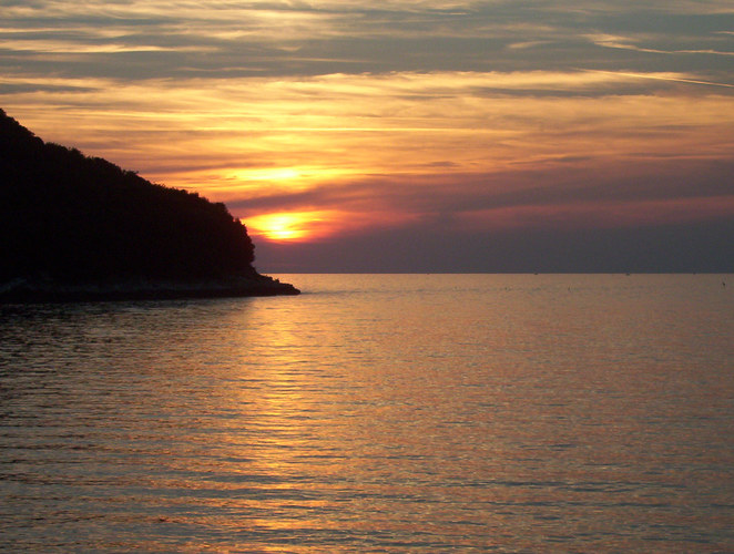 Sonnenuntergang in Kroatien