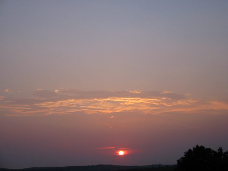 Sonnenuntergang in Kroatien