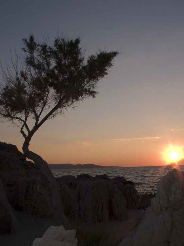 Sonnenuntergang in Kroatien