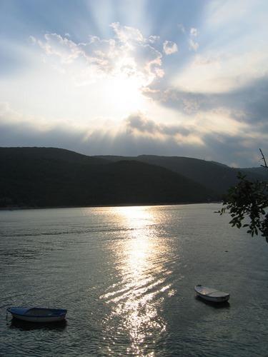 Sonnenuntergang in Kroatien