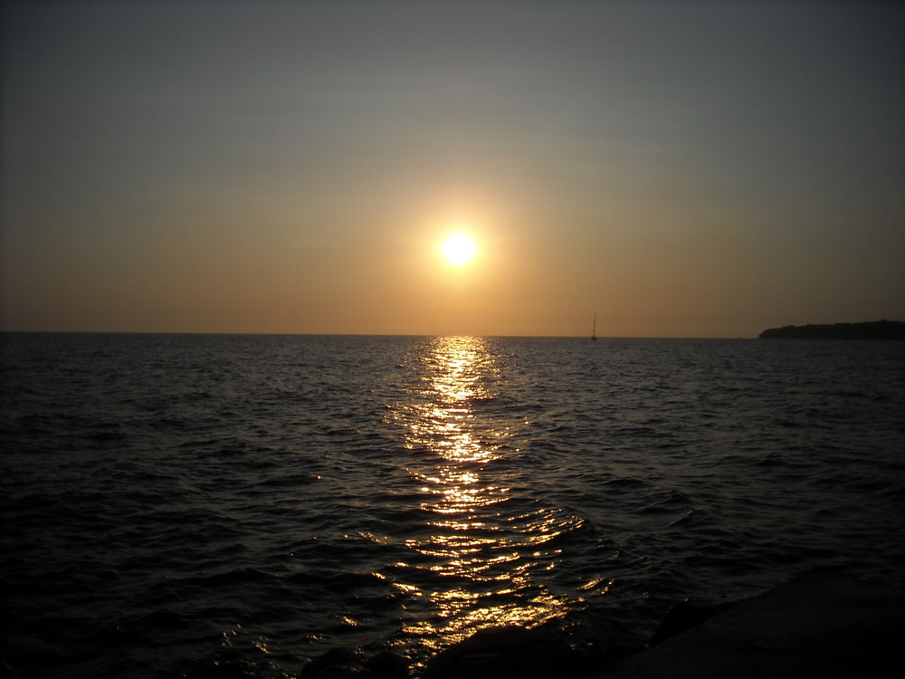 Sonnenuntergang in Kroatien