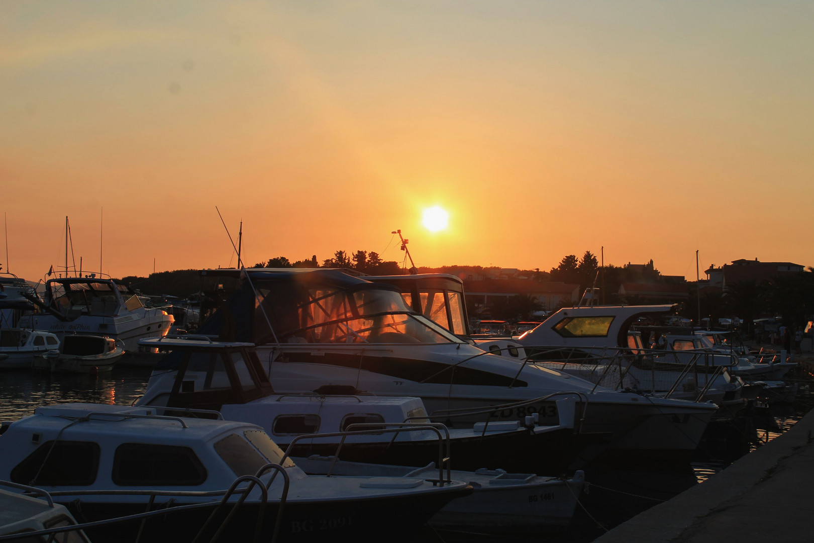 Sonnenuntergang in Kroatien