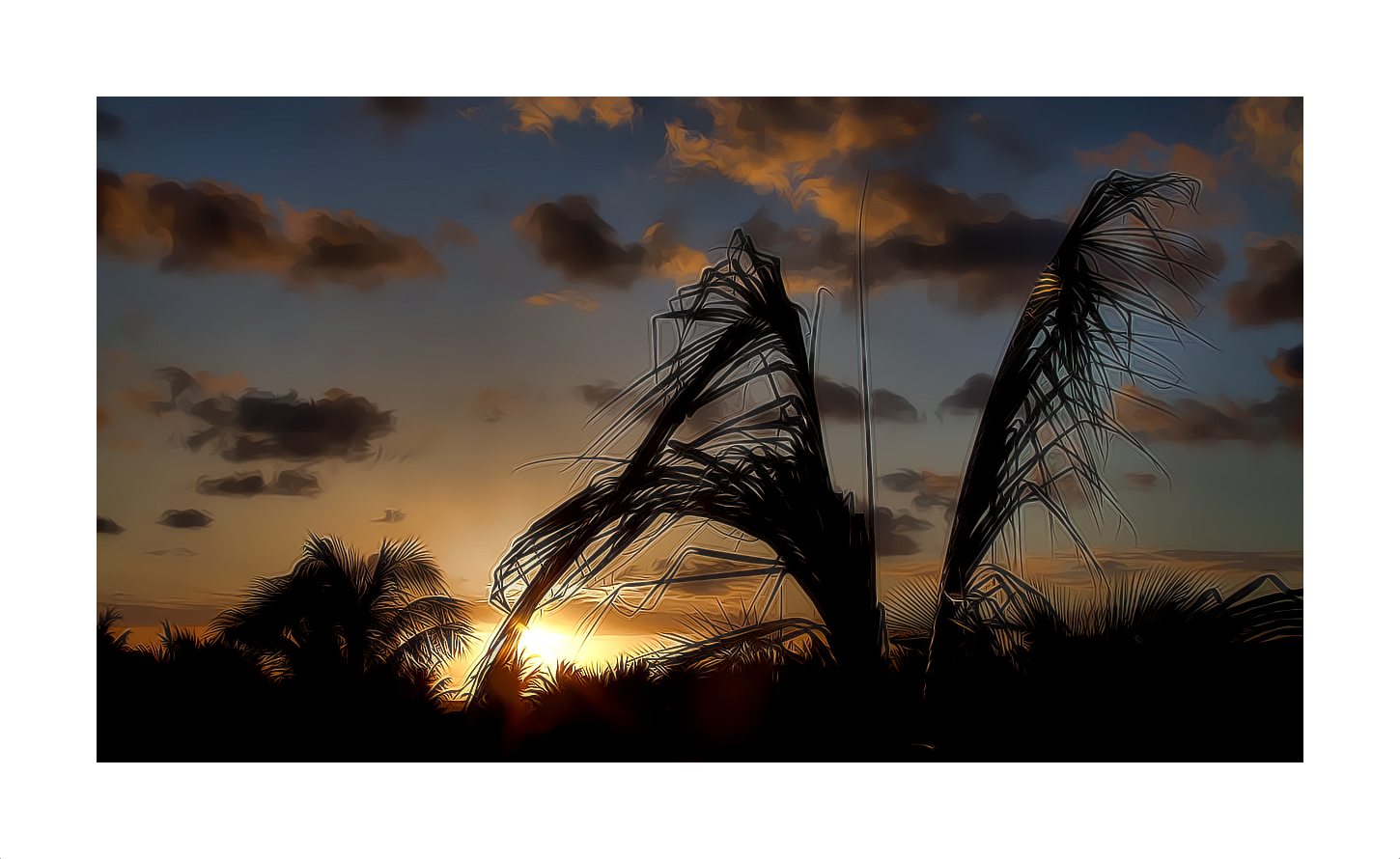 Sonnenuntergang in Kuba