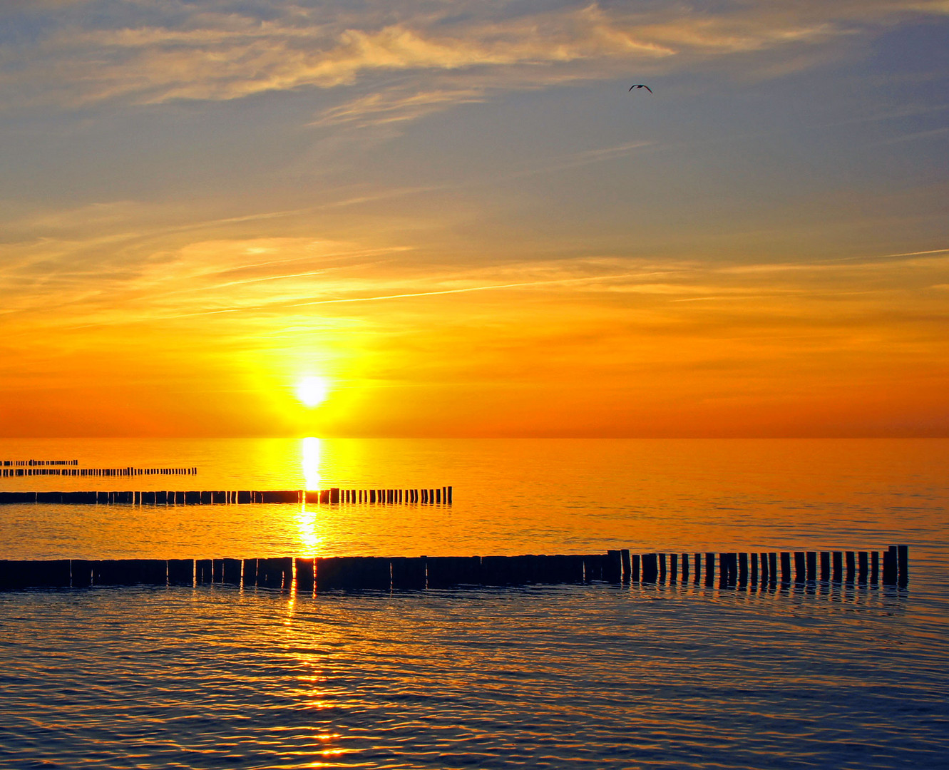 Sonnenuntergang in Kühlungsborn