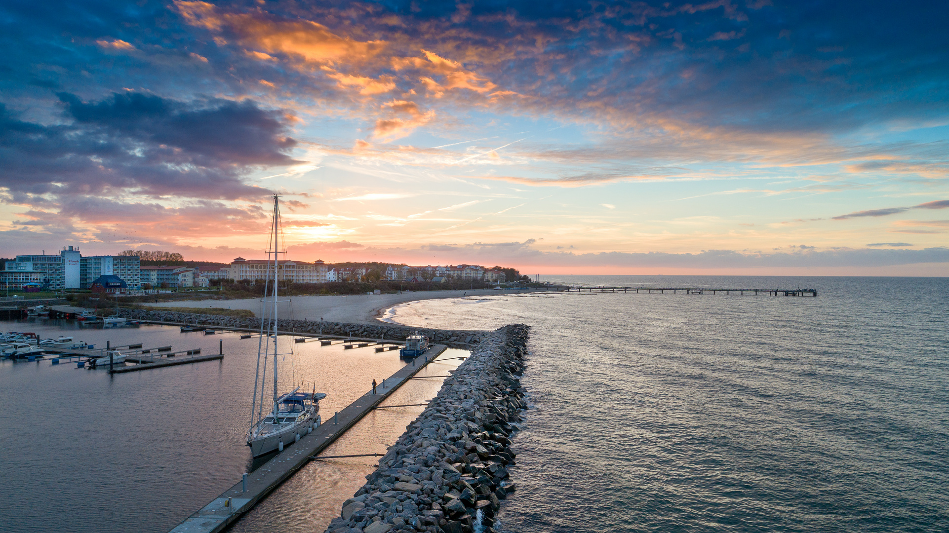 Sonnenuntergang in Kühlungsborn