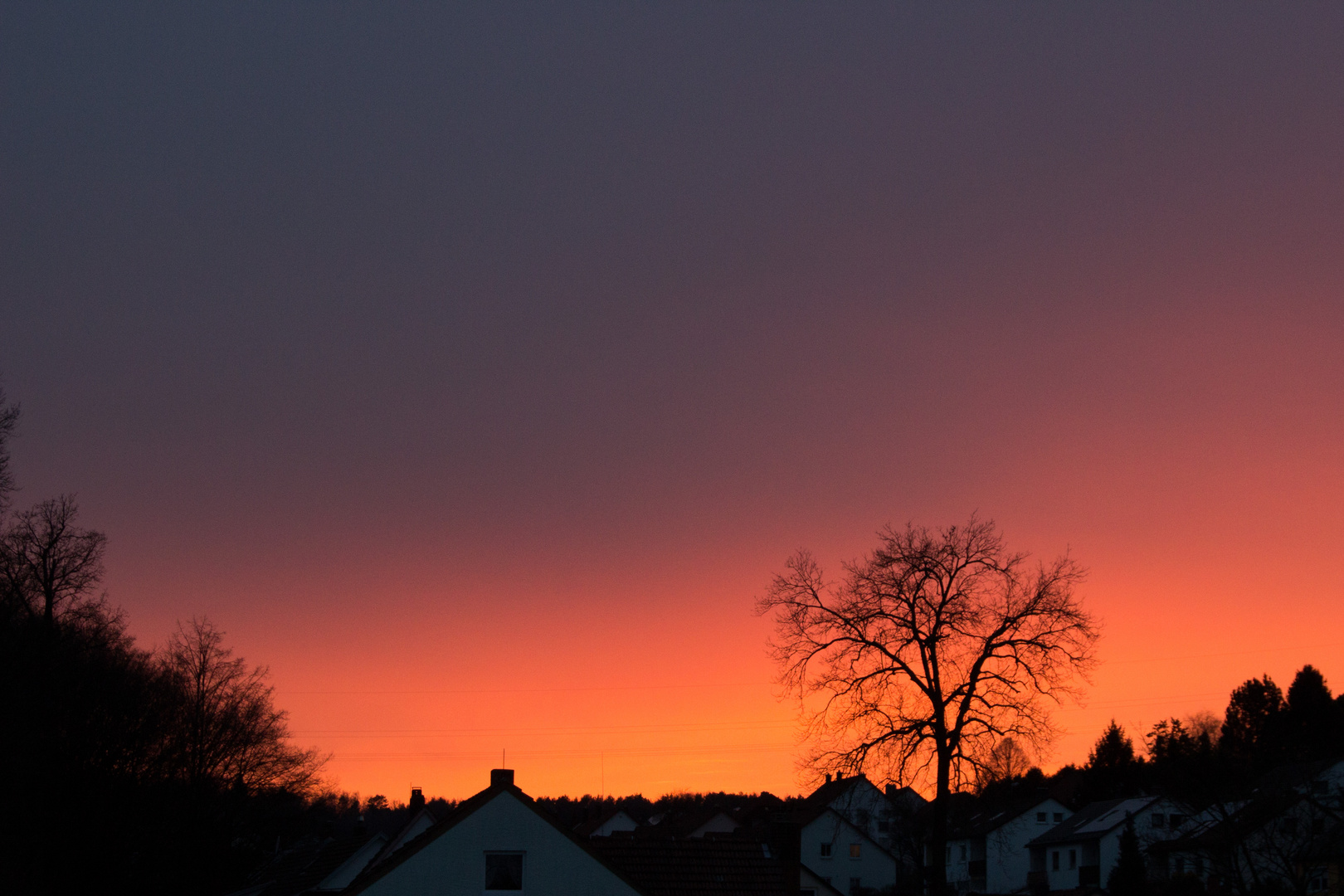 Sonnenuntergang in Kulmbach