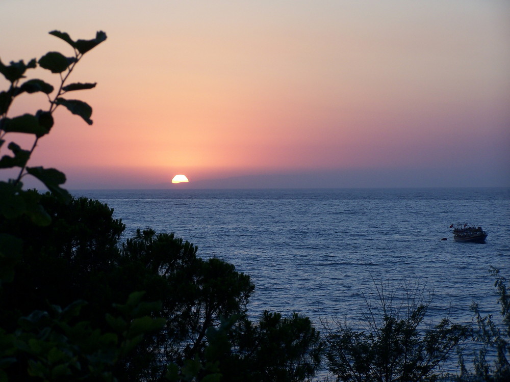 Sonnenuntergang in Kusadasi