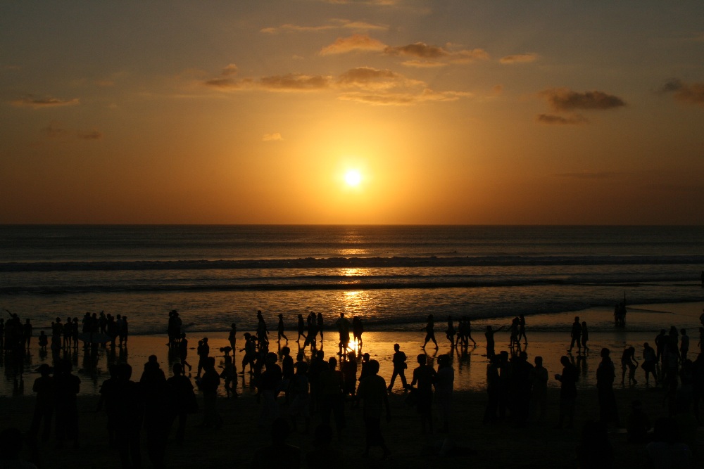 Sonnenuntergang in Kuta