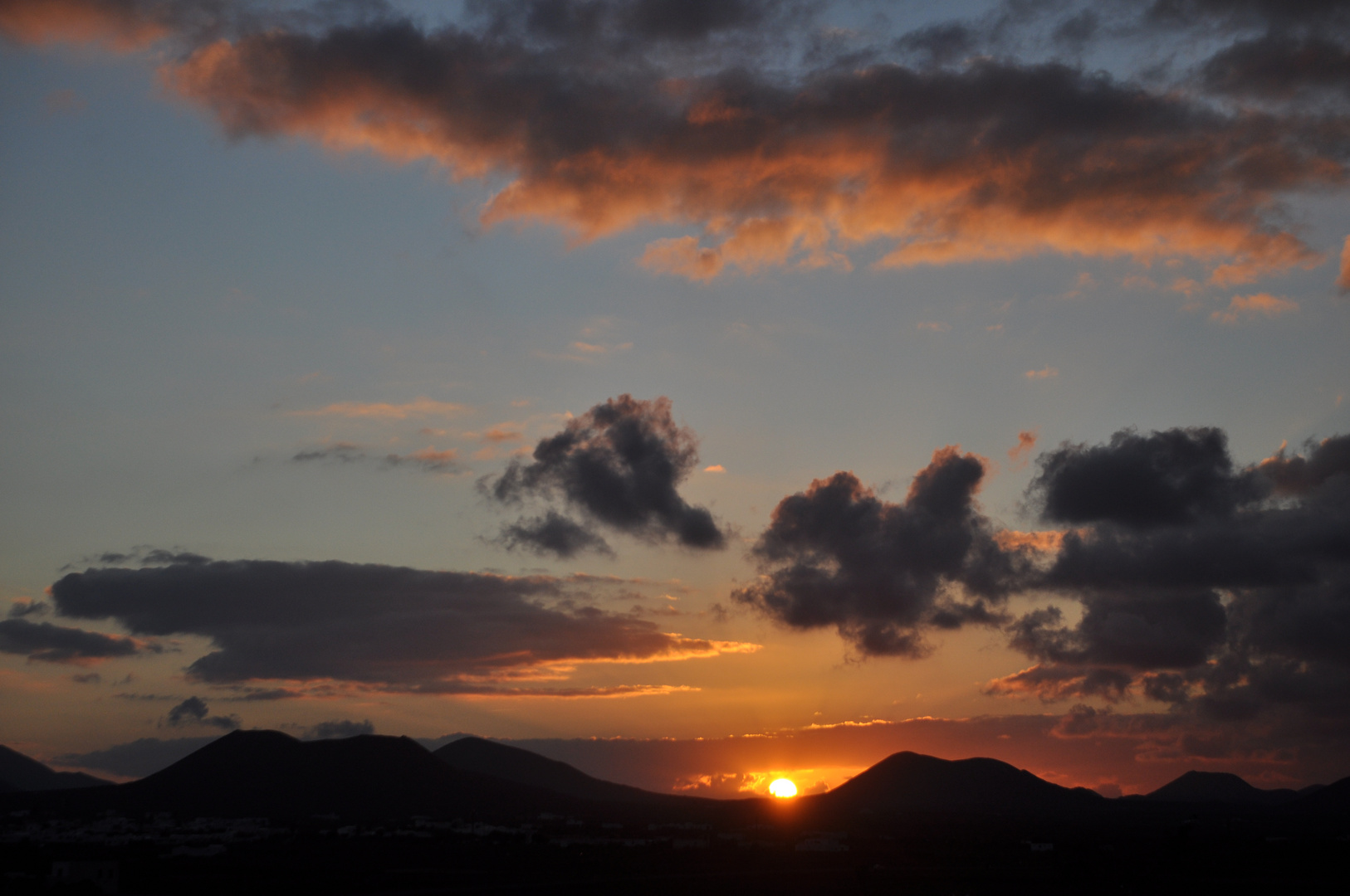 Sonnenuntergang in La Geria