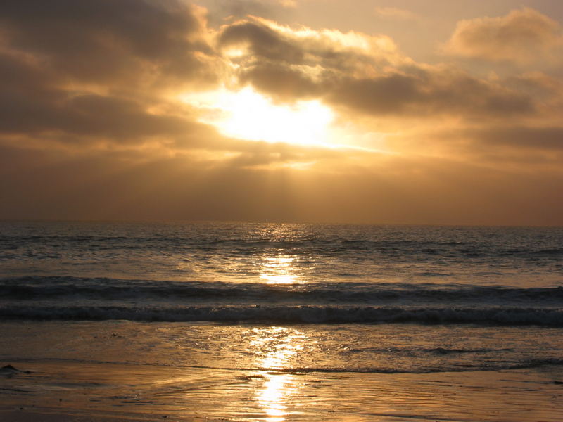 Sonnenuntergang in La Jolla, California