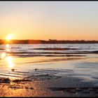 Sonnenuntergang in Laboe