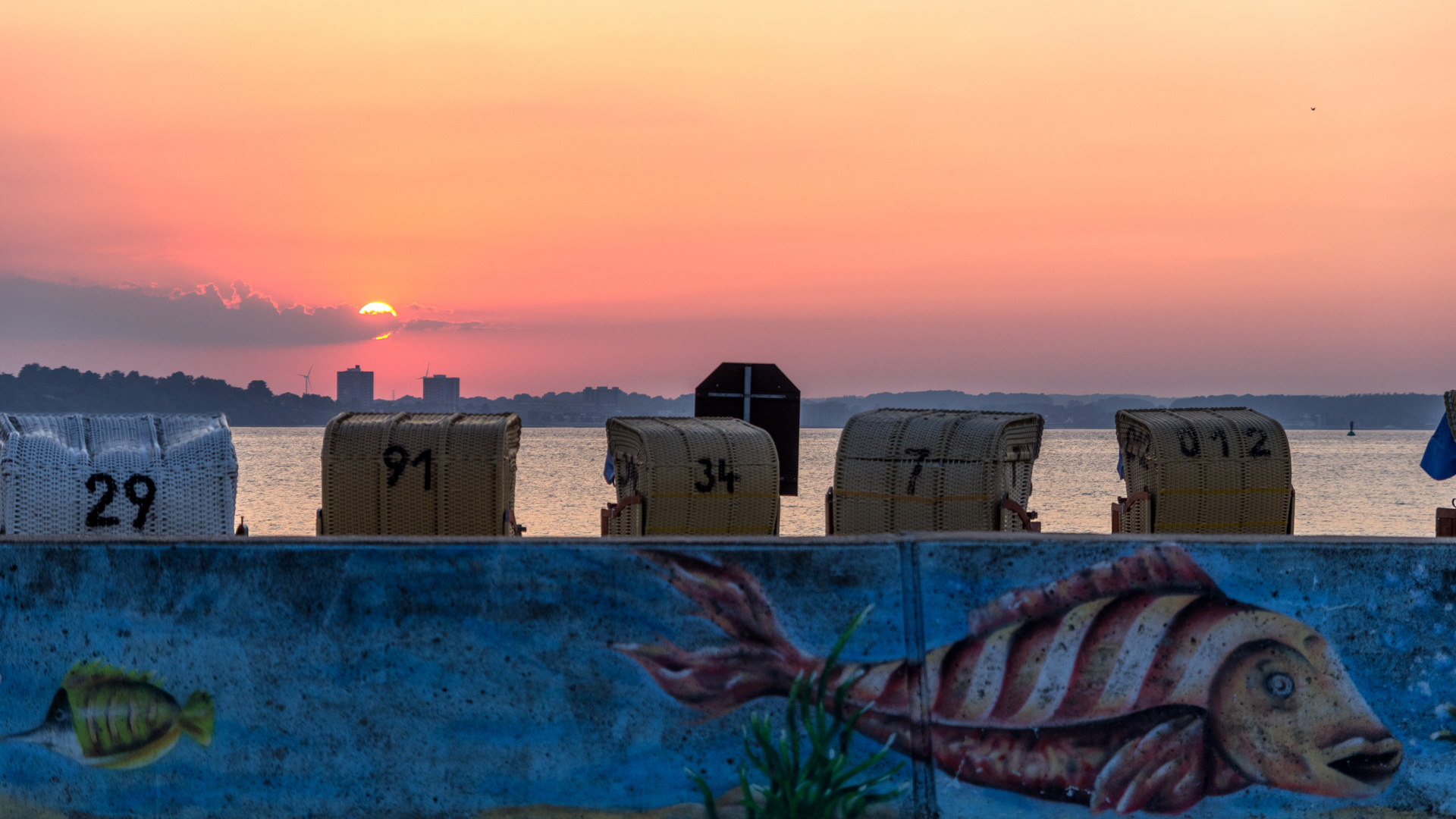 Sonnenuntergang In Laboe