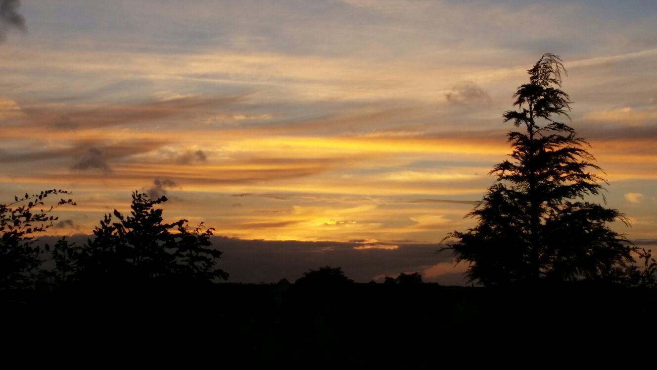 Sonnenuntergang in Laboe