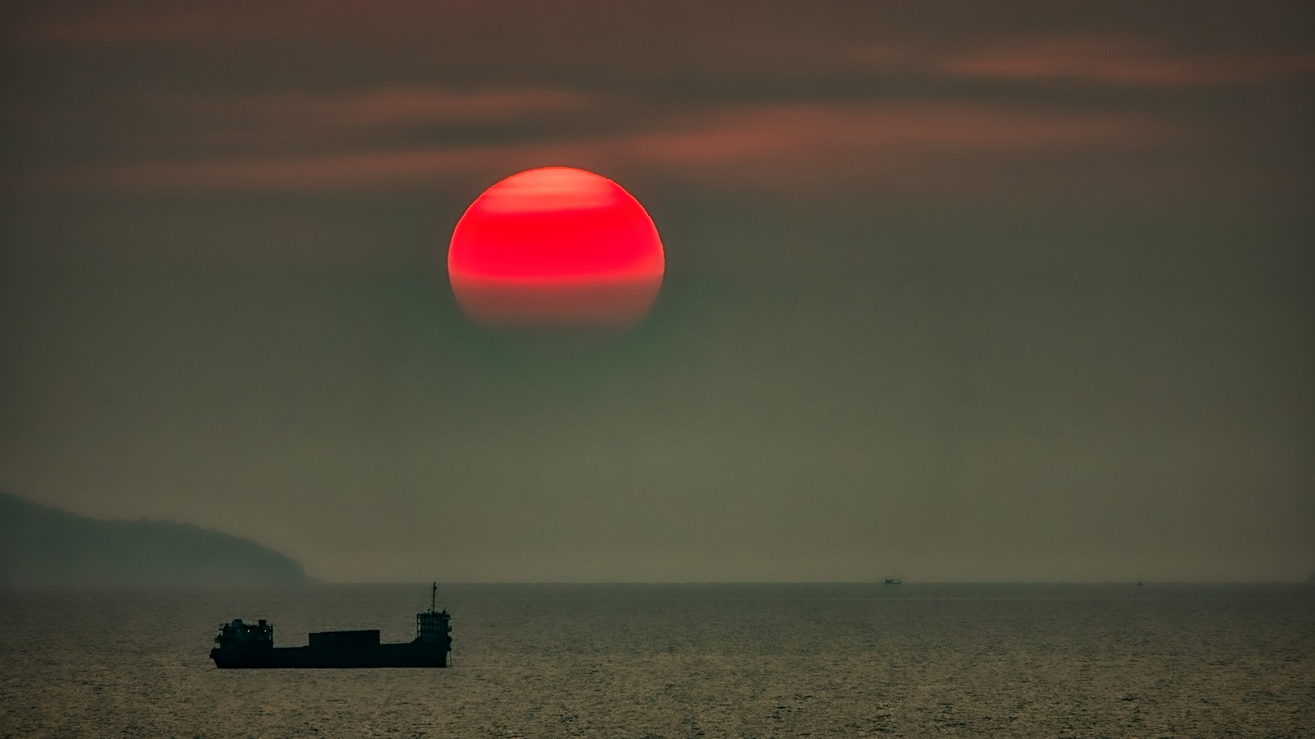 Sonnenuntergang in  Laem Chabang (III)