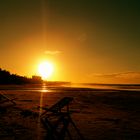 Sonnenuntergang in Lagoinha in Brasilien