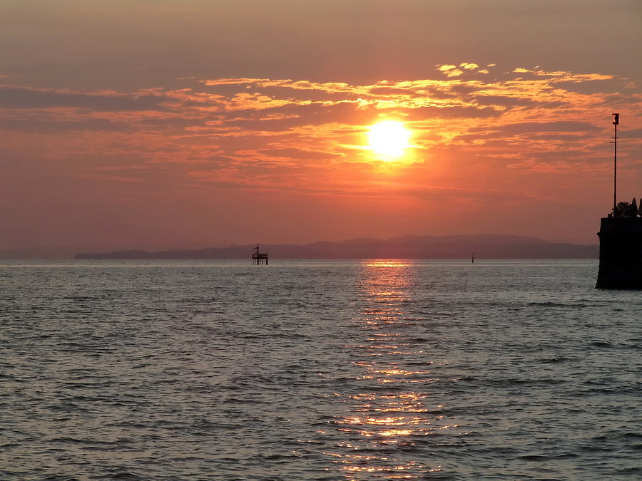 Sonnenuntergang in Langenargen