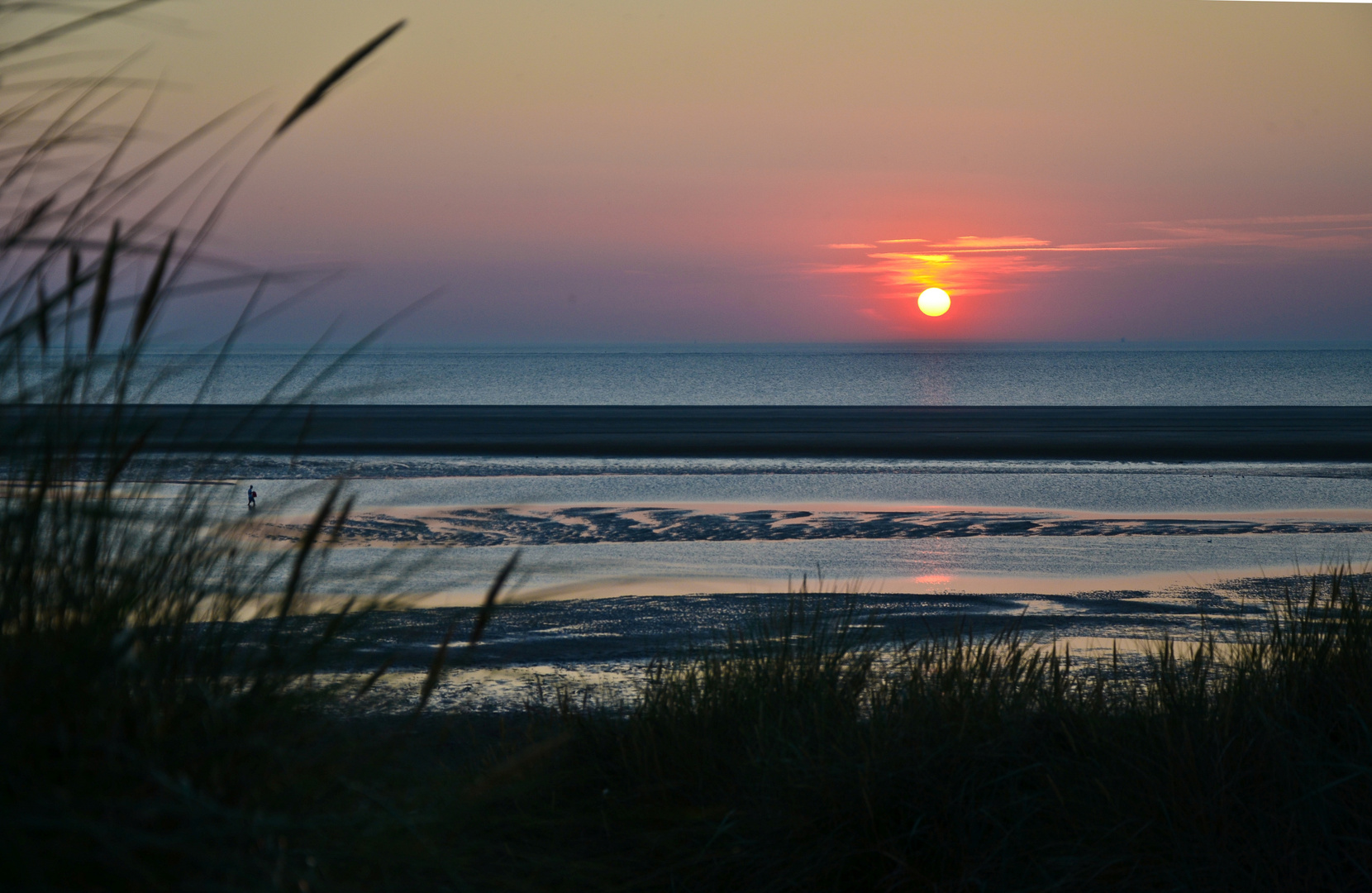 Sonnenuntergang in Langeoog