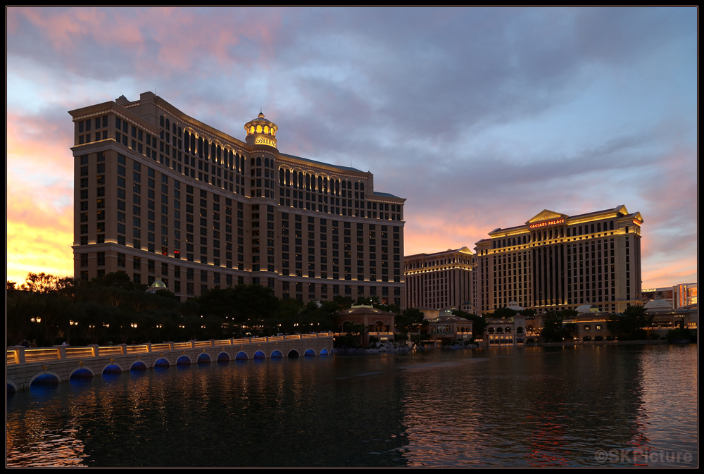 Sonnenuntergang in Las Vegas