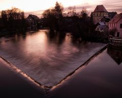 Sonnenuntergang in Lauf