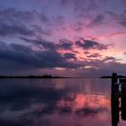 Sonnenuntergang in Lauwersoog