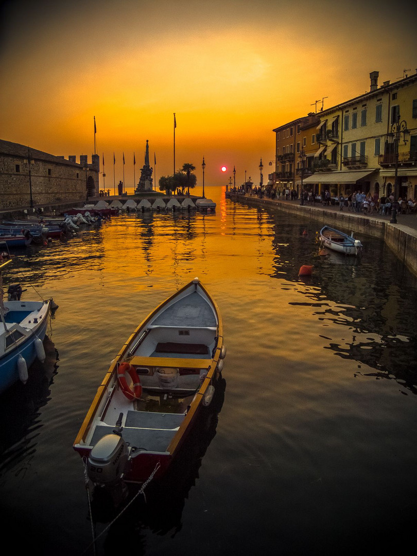 Sonnenuntergang in Lazise