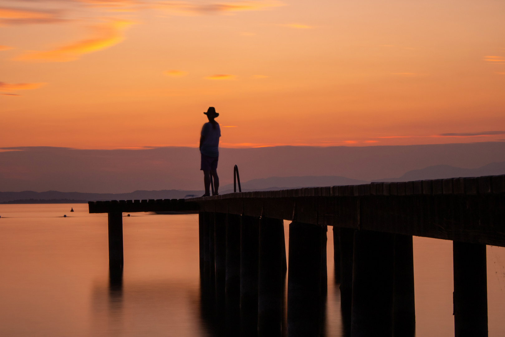 Sonnenuntergang in Lazise 