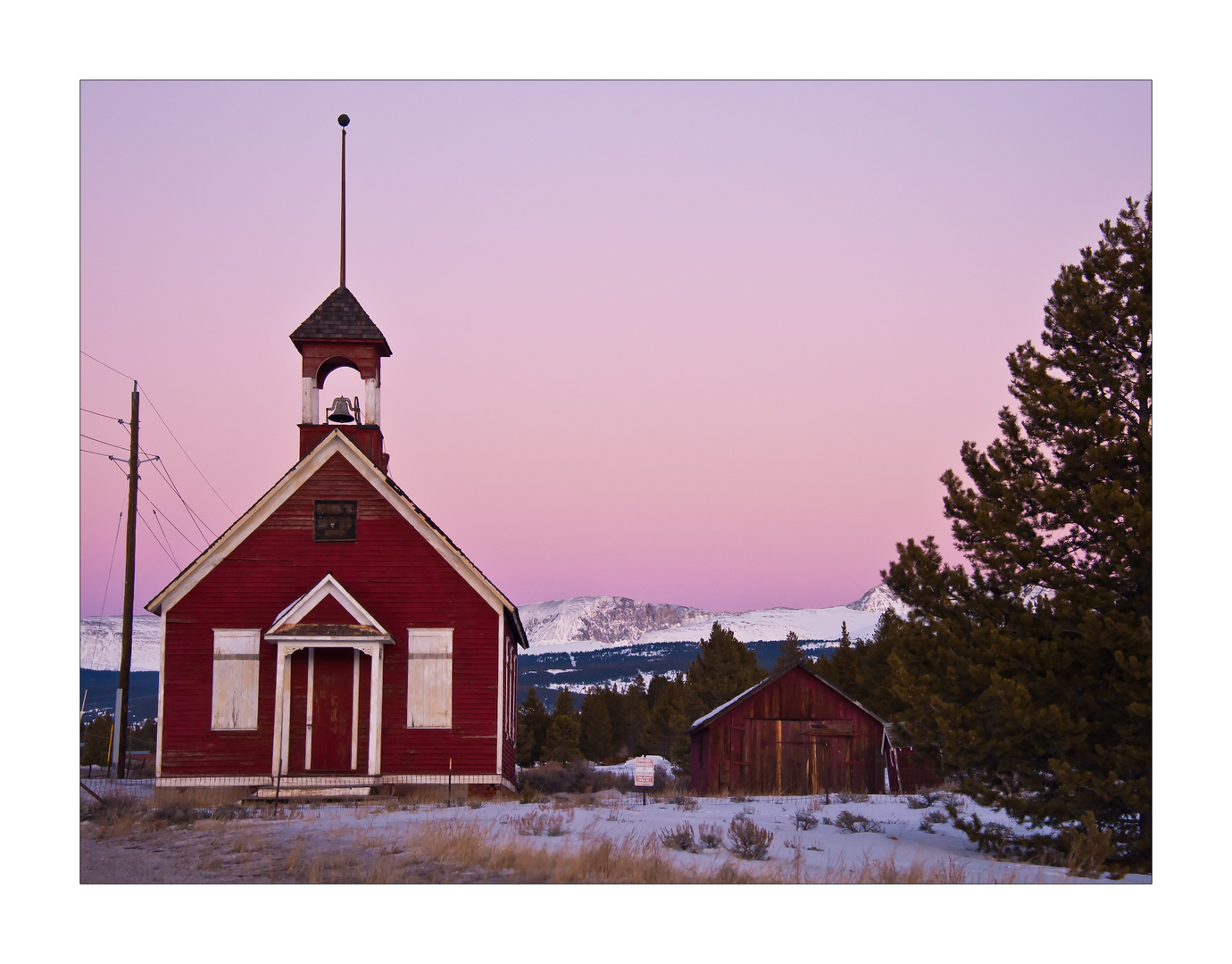 Sonnenuntergang in Leadville